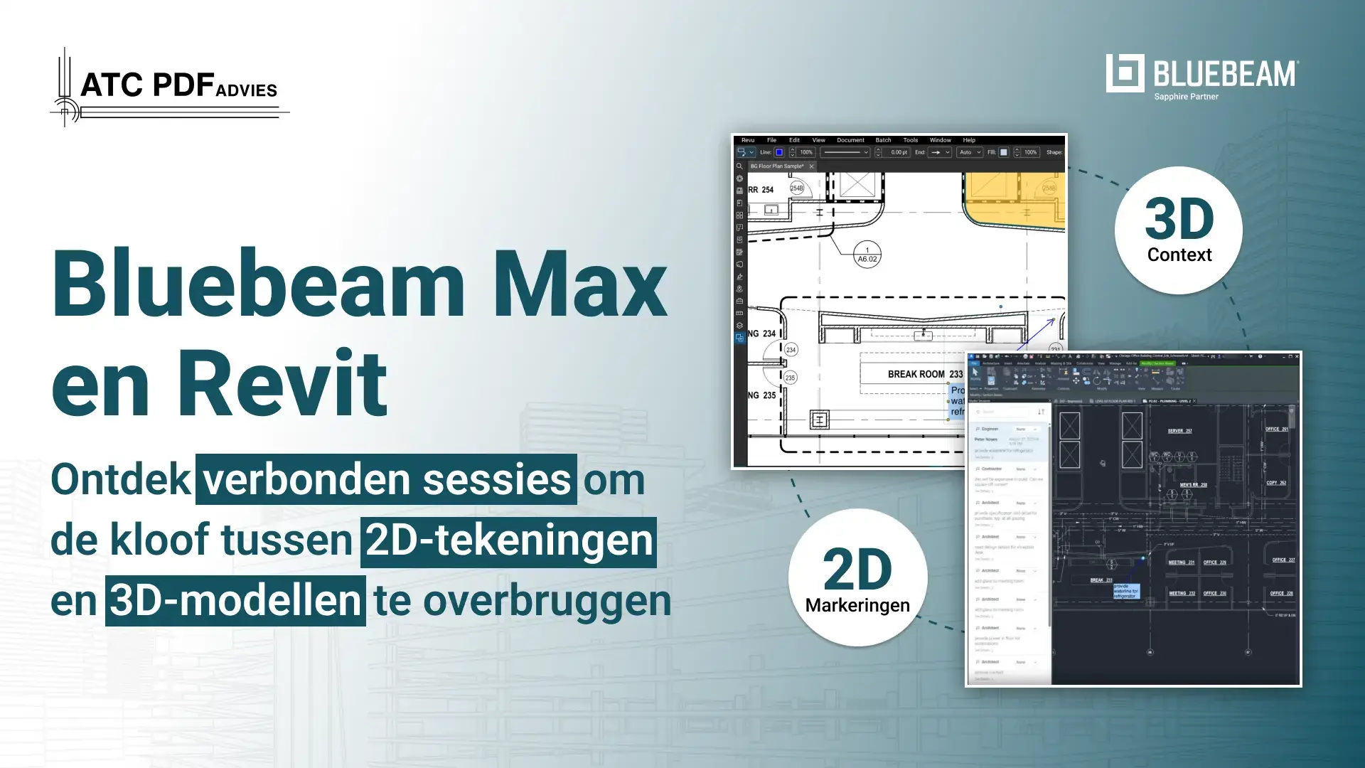Bluebeam Connected Sessions voor Revit: alles wat u moet weten